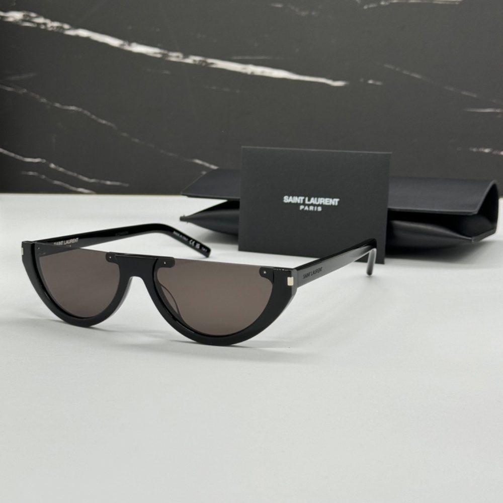 NEW  SAINT LAURENT BLACK WOMEN SUNGLASSES SL 563 001 SAINT LAURENT SL563 - Picture 2 of 13